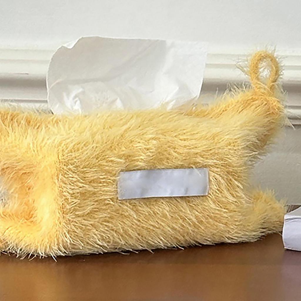Tissue Box Cover Soft and Dustproof Napkin Dispenser Practical Paper Towel Holder Tissue Container for Home Use