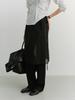 Deonseuteu See-Through Layering Skirt_Udsk6A208_Black