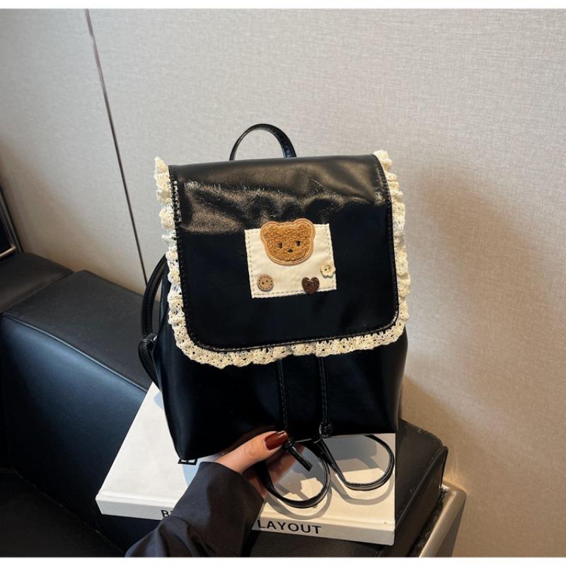 

Backpack Women s Travel Lightweight High Value Large Capacity New Leisure Student School Bag Trendy Backpack чёрный