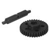 35T Pinion Motor Gear Steel Aluminum Alloy Replaceable Black RC Car Motor Pinion Gear for ARRMA 1 7 1 8