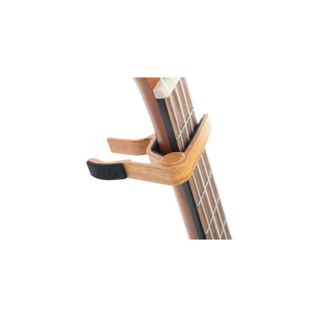 KALA Ukulele Beechwood Capo, One-Touch Type, K-CAPO-BCW