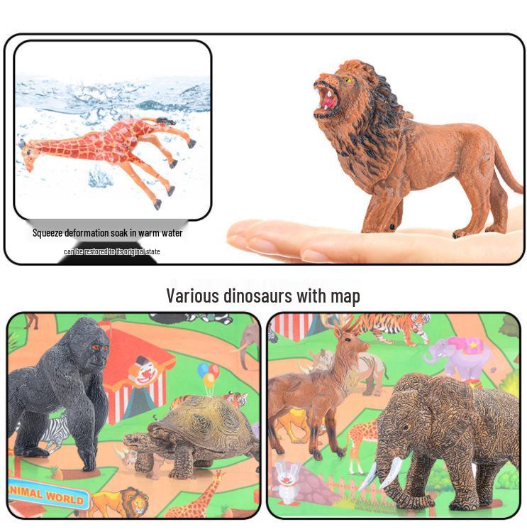 Educational Wildlife Simulation Model: Interactive Science & Cognitive Toy for Kids