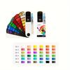 Folding fan solid watercolor, watercolor brush set, 36 colors