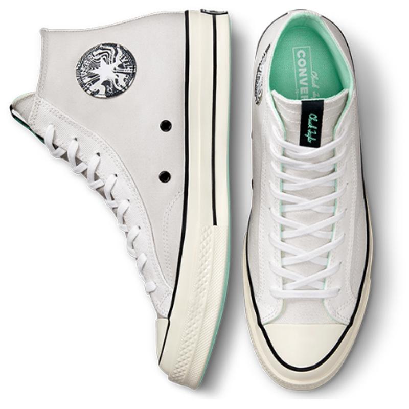 Converse 1970s Chuck Taylor All Star Wear-Resistant High-Top Canvas Shoes Unisex Gray