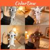 Short Plush Dog Pendant With Cute Expression For Gift And Collection
