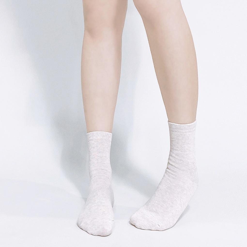 8 Paar Damen Premium Baumwolle Stretch Basic Mid-Calf Socken