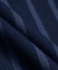 247Silijeu Supima Cotton Striped Half Knit Dark Navy