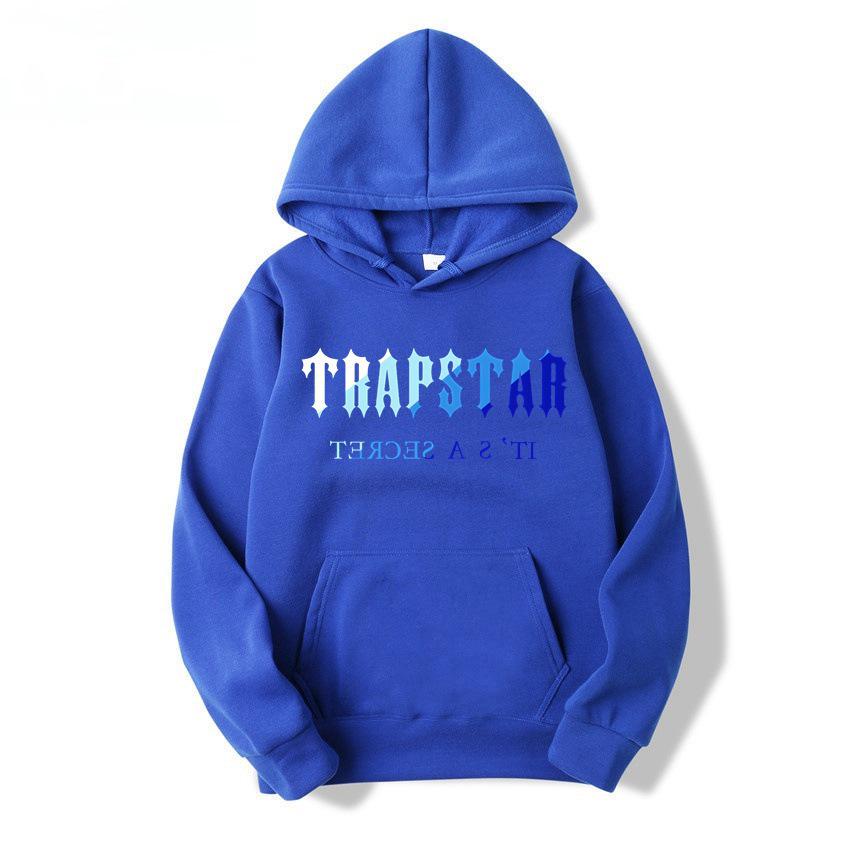 TRAPSTAR Men's Sportswear: Warm 18-Color Hooded Sweatshirt & Pants Set