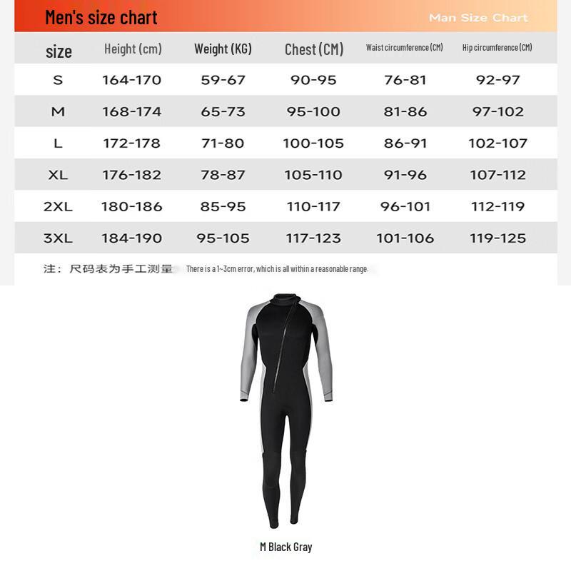 Pulian One-Piece Front-Zip Wetsuit