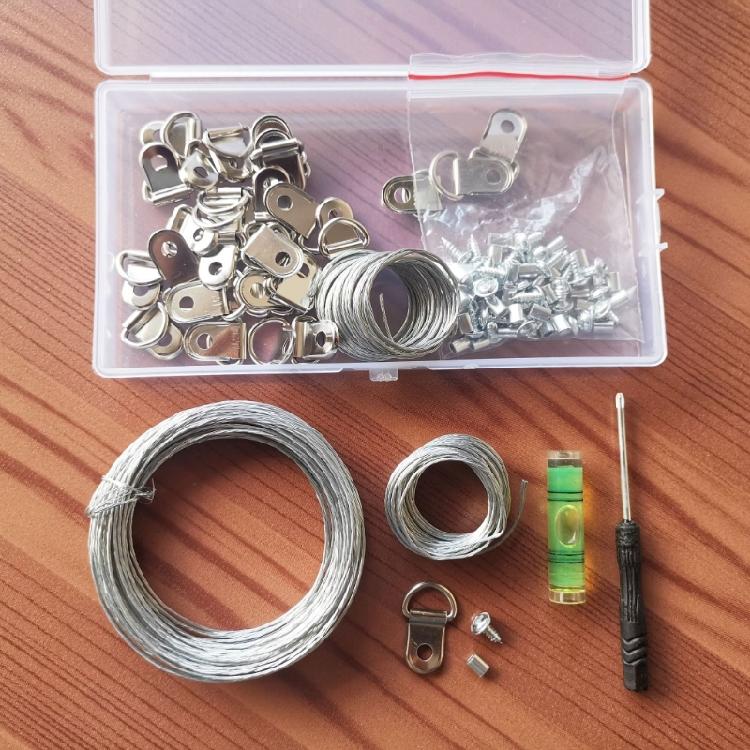 105pcs Photo Frame Hangings Kits Picture Frame Hangers Photos Hangings Set Tool