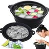 Folding Basin Silicone Facial Ice Bath Bowl Collapsible Silicone Ice Bath Bowl Efficient Washing Basin Silicone Ice Bath Bowl
