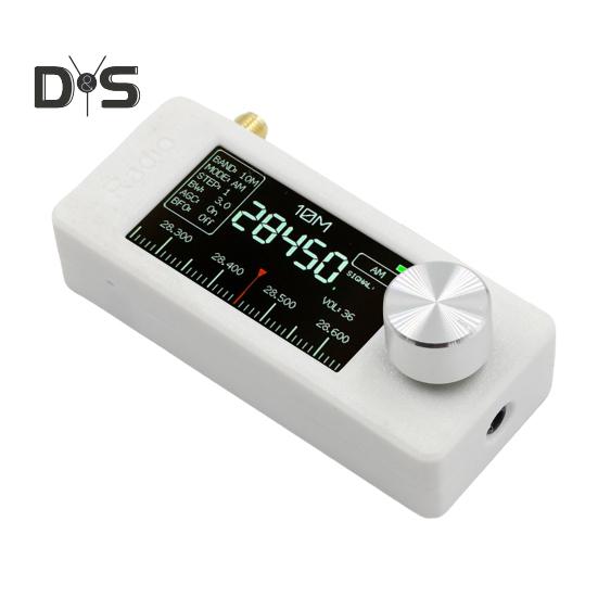 0,5-108 MHz Tragbares Mini-Radio mit 1,9-Zoll-IPS-Bildschirm LSB/USB/AM/FM Mini-Taschenradio Allband-Radioempfänger mit Antenne