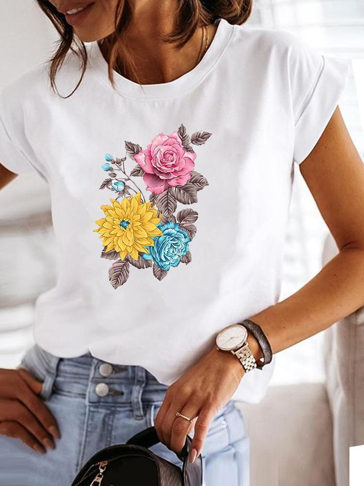 Clothes Fashion Love Plant Cute Lovely Style Short Sleeve Pr