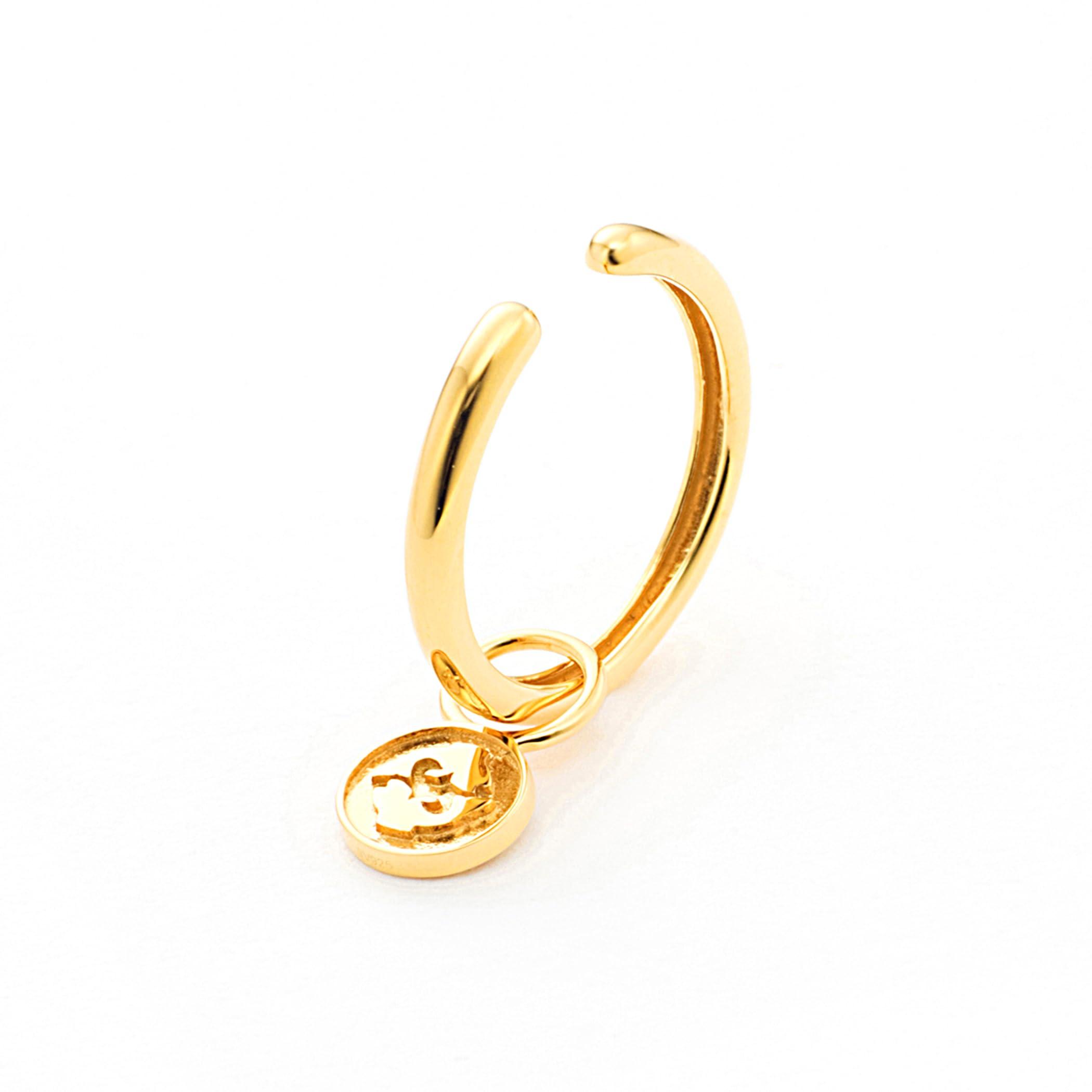 

ESTELLE Ear Silver with Yellow Gold Plating Earring [ESTELLE] [Official] [WEB Exclusive] Women s Cuff, Single (Pisces) 0291-0437-0019-0000
