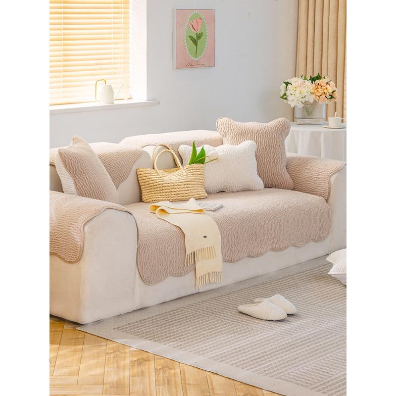 

Плюшевая диванная подушка, чехол специальной формы, зимняя утолщенная нескользящая кожаная диванная подушка 70*70cm