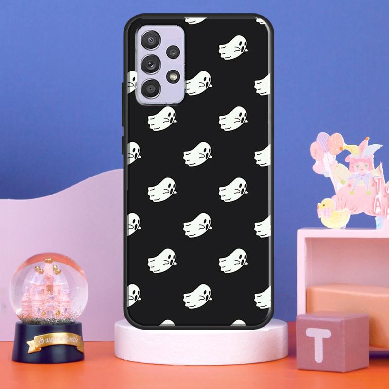 Cute Halloween Ghost Case For Samsung Galaxy A15 A35 A55 A56 A06 A16 A26 A36 A32 A52 A13 A33 A53 A14 A34 A54 A17