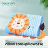 3-14 Years Kids Memory Foam Pillow Slow Rebound Soft Toddler Pillow Breathable Neck Pillow Washable Cover Support Sleep Pillows