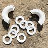 Universal Anti-Rust Bow Shackle 3/4" 5/8" D-Ring Shackle with Isolator & Washers