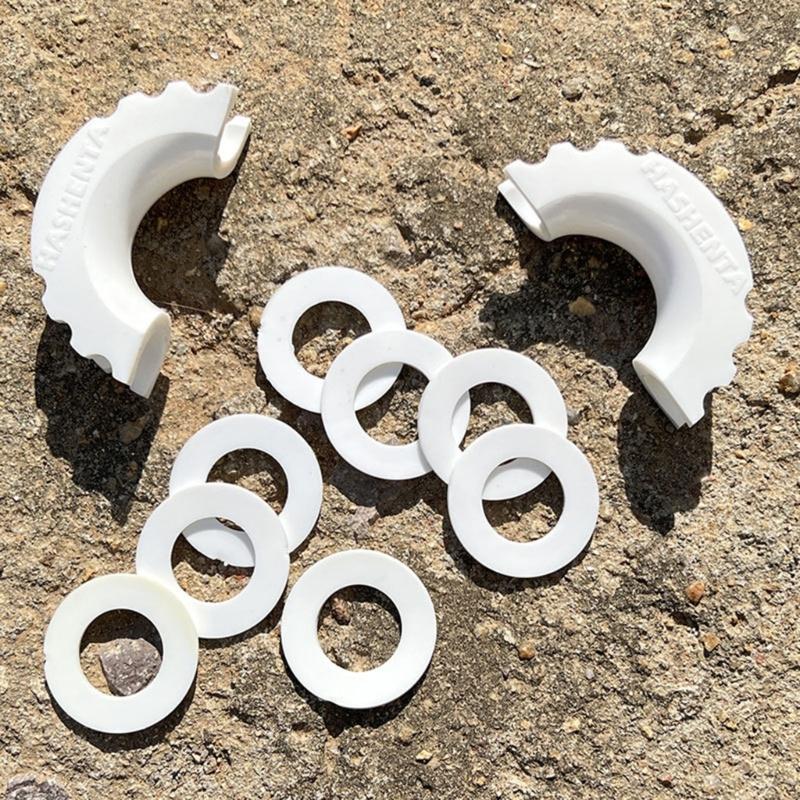 Universal Anti-Rust Bow Shackle 3/4" 5/8" D-Ring Shackle with Isolator & Washers