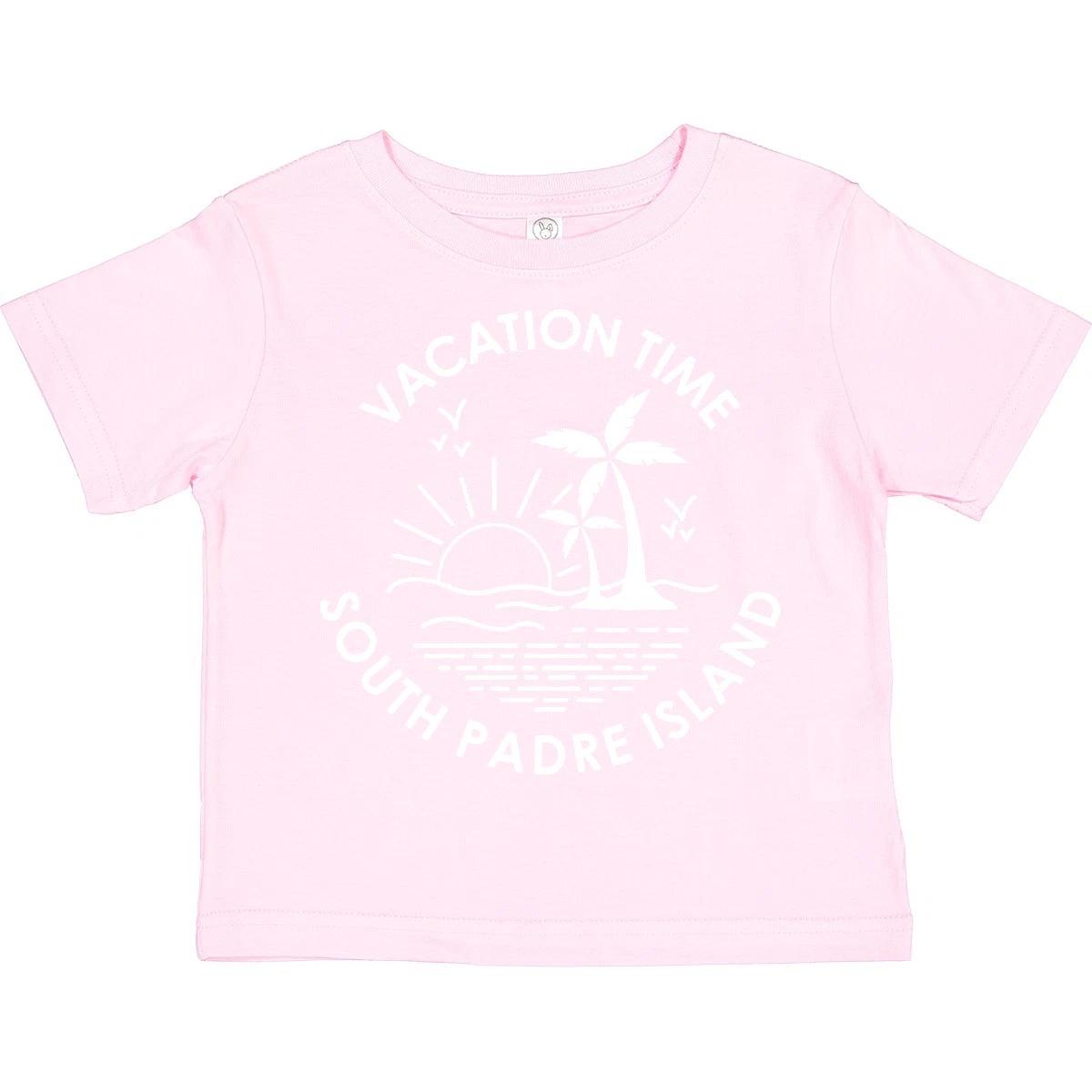 Inktastic Vacation Time In South Padre Island Toddler T-Shirt Summer Texas Break 110