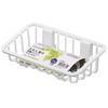 Iwasaki Kogyo Sponge Holder with Suction Cups, Mesh, White, 21.5cm Wide X 12.2cm Deep X 7.7cm High, K-1637 WH