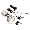24V 350W Two Speed Controller Electric Door Lock Throttle Handle Charging Port Aviation Head Kit Electric Bike