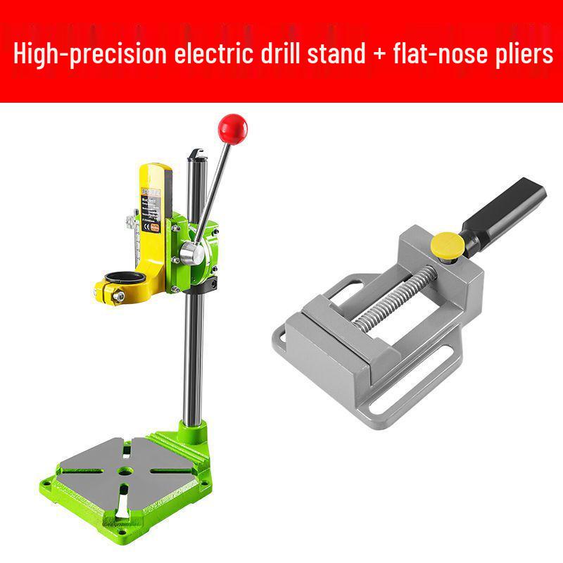 High-Precision Multifunctional Bench Drill Stand for Hand and Electric Drills