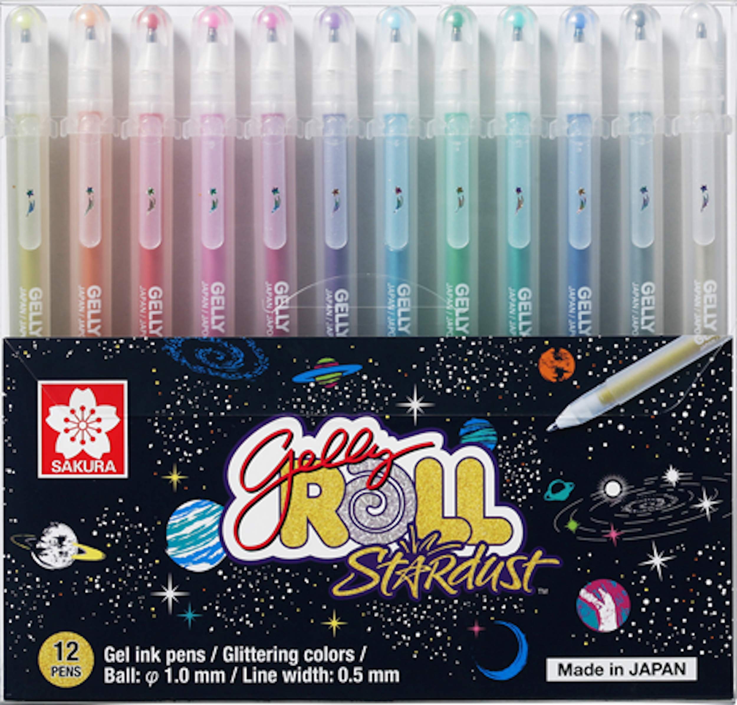 

SAKURA Gelly roll Stardust 12 шт. набор гелевых ручек XPGB-12ST [предмет]