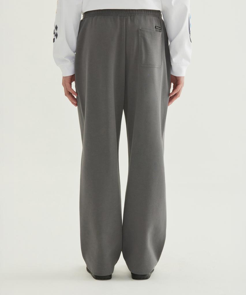 COVERNAT C Logo Semi-Wide Sweatpants Charcoal