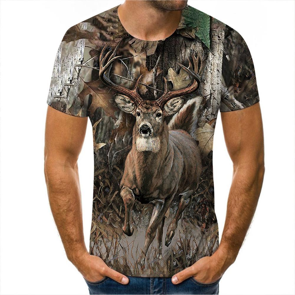 

Чоловіча футболка з цифровим 3D-друком і короткими рукавами для активного відпочинку, сіно, дика курка, качка, студентські футболки, трендові 4XL