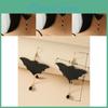 Trendy Halloween Bat Logo Acrylic Earrings For Women Geometric Style Design