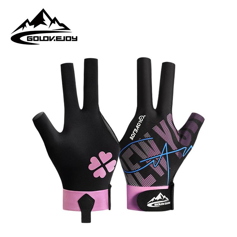 Best Ultra Silky Thin Three Finger Pool Cue Snooker Gloves Custom Billiard Accessories Gloves for Left Hand/right Hand Bridge