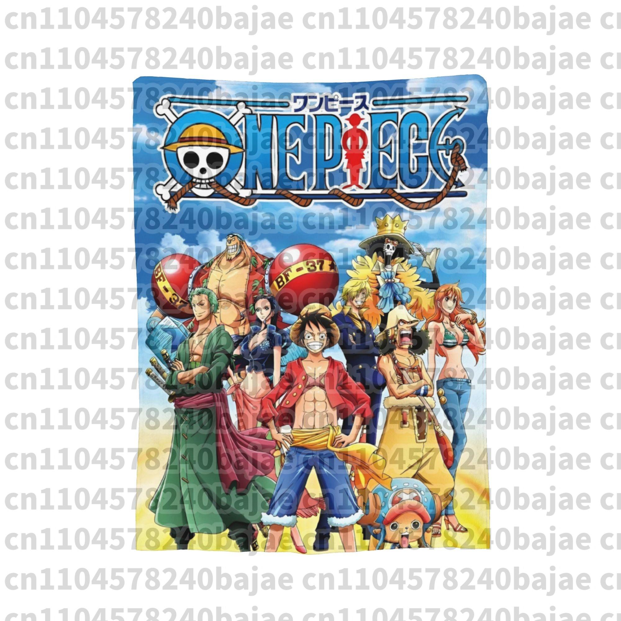 Luffy Anime Fleece Throw Blankets Luffy Blanket For Home Couch Super Soft Bedroom Quilt, 75X100cm