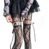New Design Bow Tie Strap Lace Tights Women Sexy See Through Mesh Sheer Fishnet Stockings Jk Uniform Bottoming Pantyhose