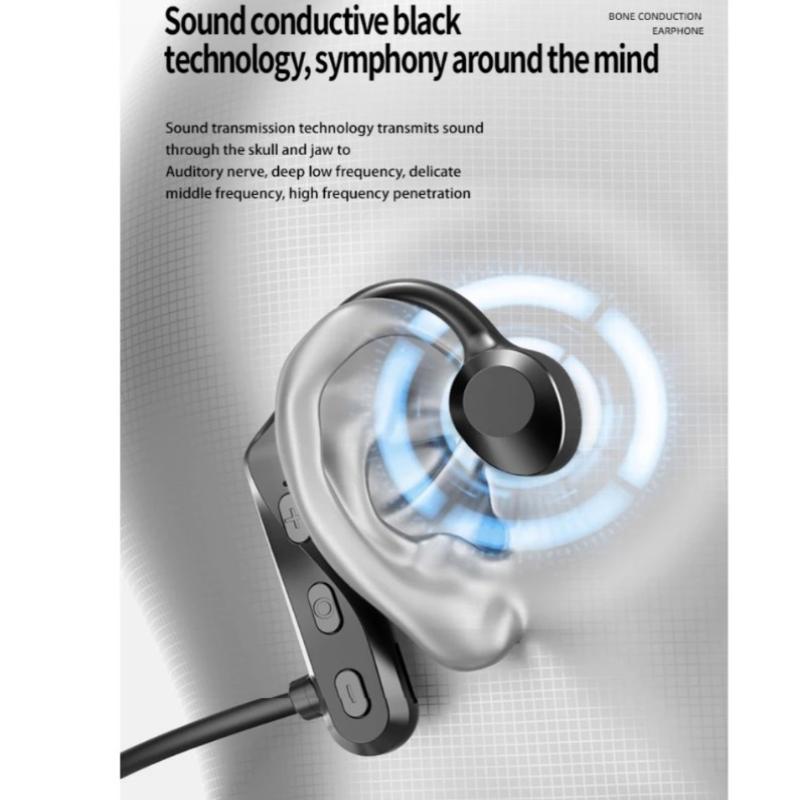 Universal Bone Conduction Headset Wireless Bluetooth Headphones Neckband Gaming Earphones