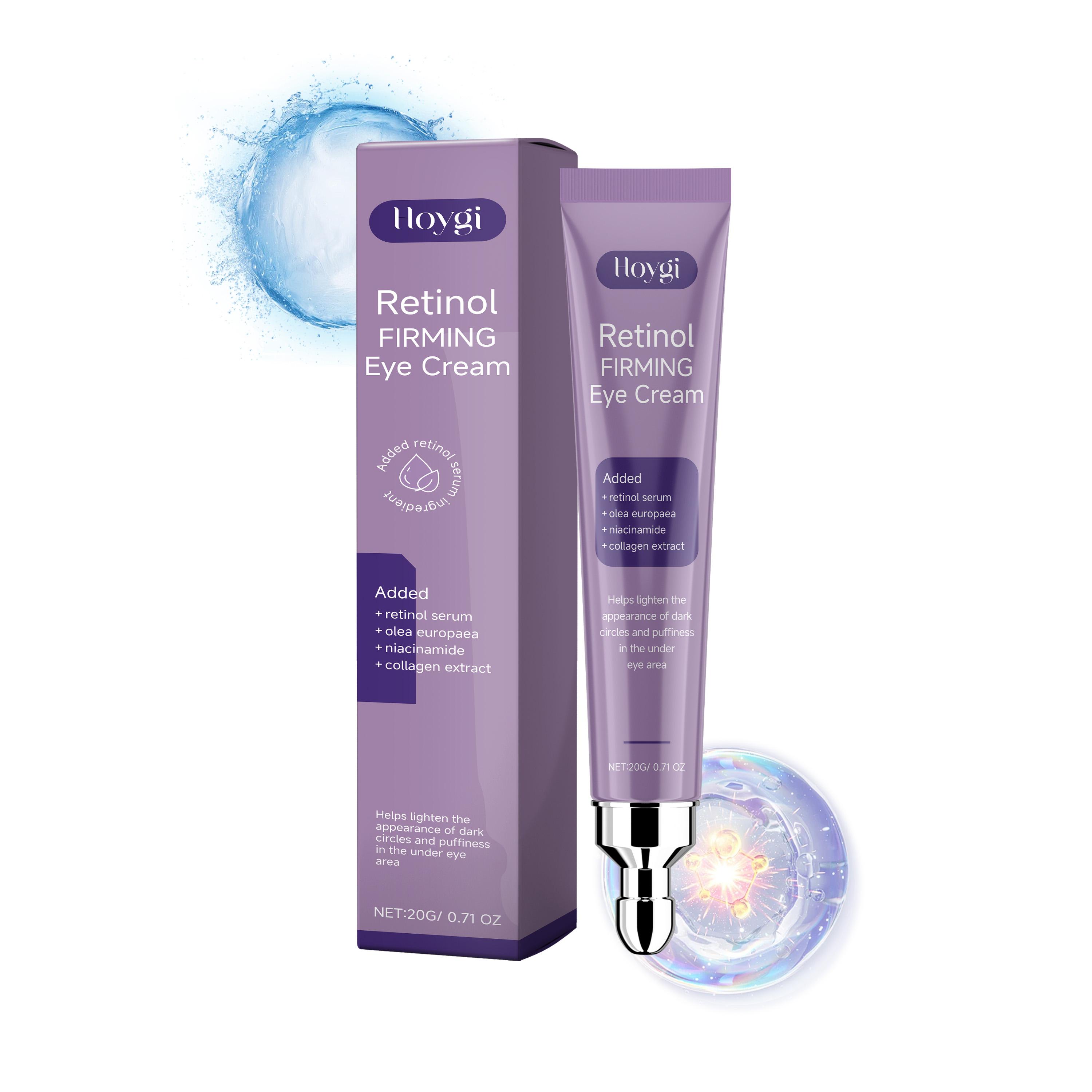 Retinol Firming Eye Cream Lighten Fine Lines Anti Puffiness Fat Particles Removes Dark Circles Brightens Moisturizing Eye Care