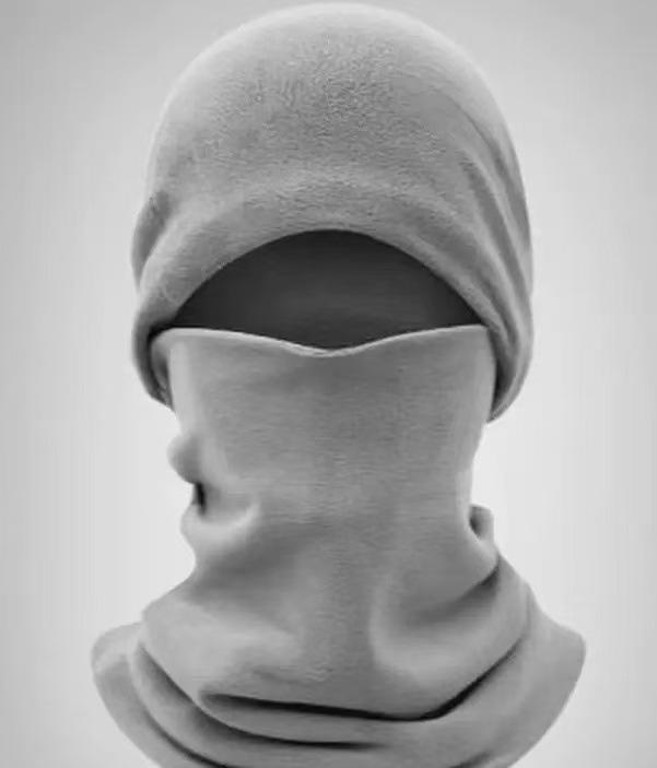 Winter Warm Fleece Neck Gaiter & Windproof Hat for Outdoor Cycling & Skiing