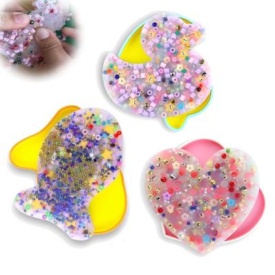 Silikon Enten Zupf-Pad Stressabbau Hautzupfen Taschen-Pads Zupf-Pad Fidget für Erwachsene Kinder