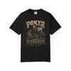 Poker Zombie T-shirt | Horror Casino Graphic Tee