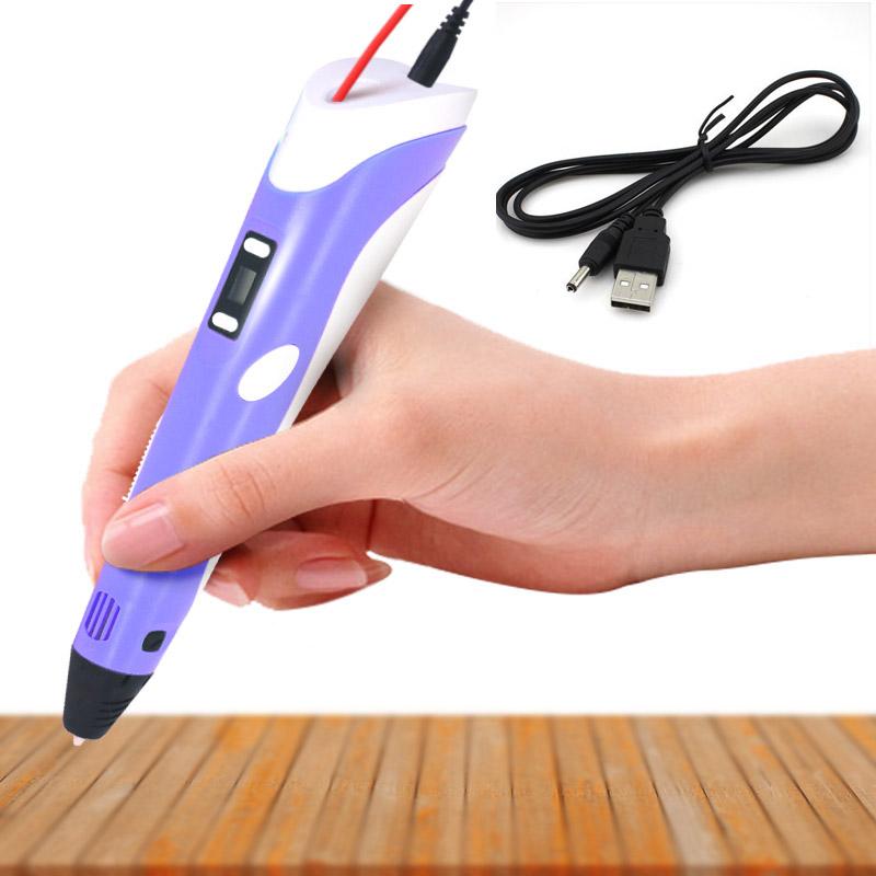 Rp100b 3D Pen For KIDS, 3D Drawing Printing Pen with LCD Screen Compatible,Toys for Kids Birthday Gift