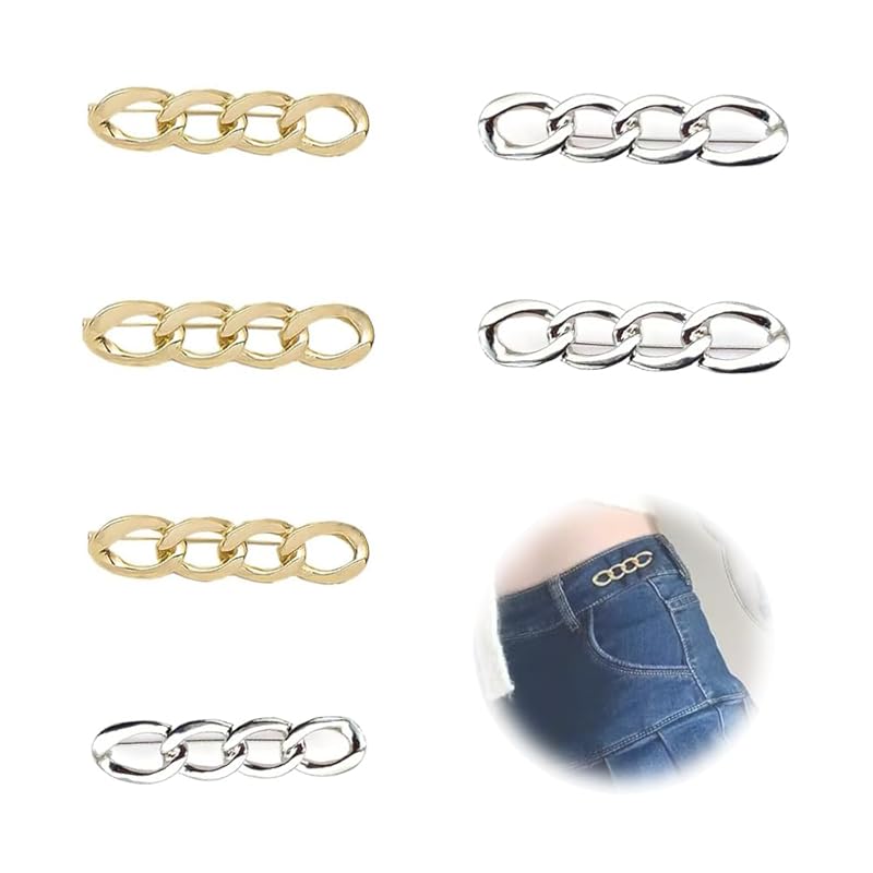 

[MINBOOT] waist adjustment waist adjustment button adjuster (Set of 6) No seams waist buckle removal Removable buttons to adjust