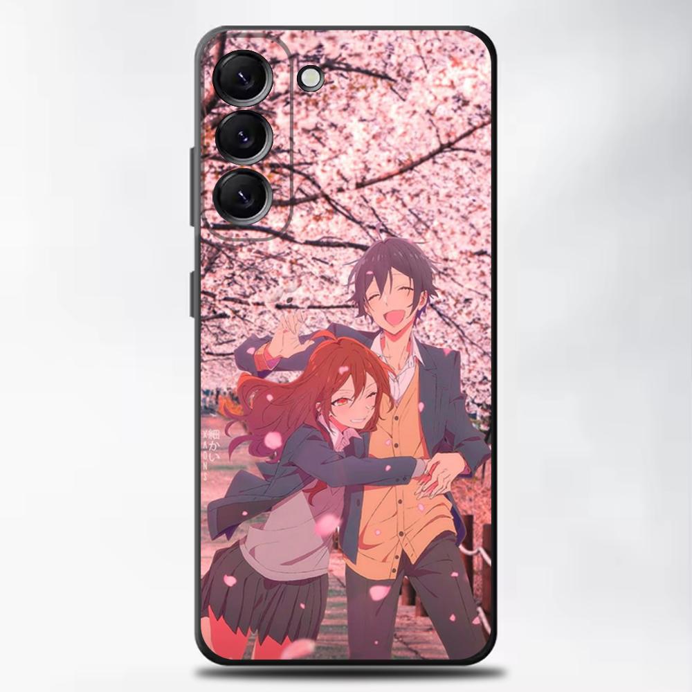 Japanese Classic Anime Horimiya Vintage Phone Case  For Samsung Galaxy A13,A21s,A22,A31,A32,A52,A53,A71,A80,A91 Soft Black Cover