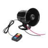 12V 30W Car Motorcycle Alarm Warning Siren Horn 3 Sound Loud Speaker