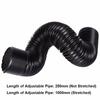 Air Intake Filter Kit 76mm/3inch Cold Air Universal Car Intake Pipe Carbon Fiber with Intake Hose High Flow