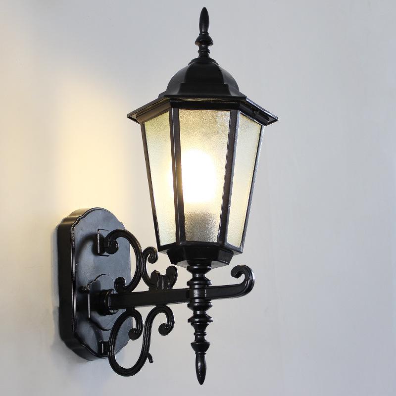 Retro Waterproof Outdoor Wall Light for Balconies, Courtyards, and Staircases - American/European Style
