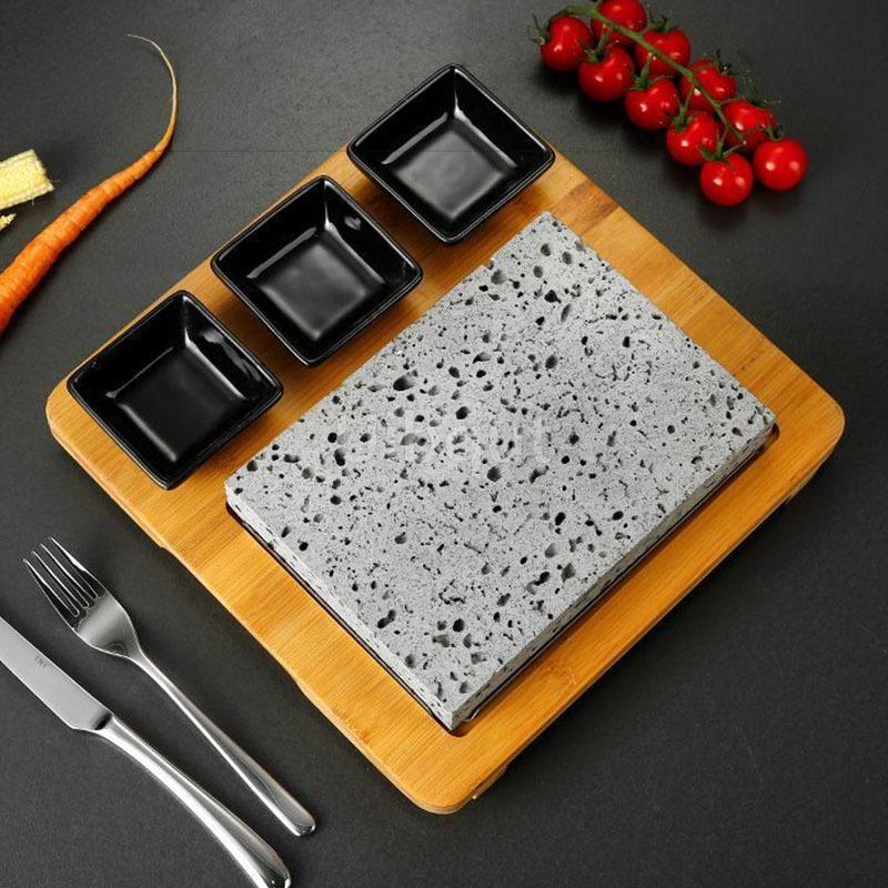 Cooking Stones for Steak Indoor Grill Sizzling Hot Stone Set Lava Steak Stones Hot Stone Cooking Hot Rock Cooking Stone Set