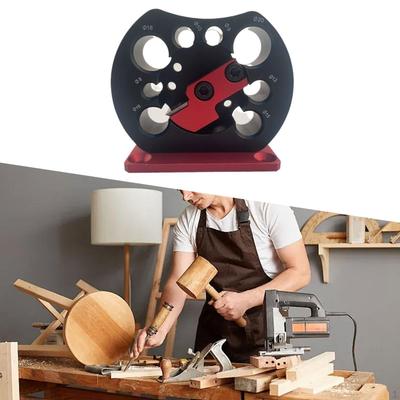 Kit Dima Regolabile per Spinatura a 8 Fori, Spinatrice a Fresatura per Trapano Elettrico,
