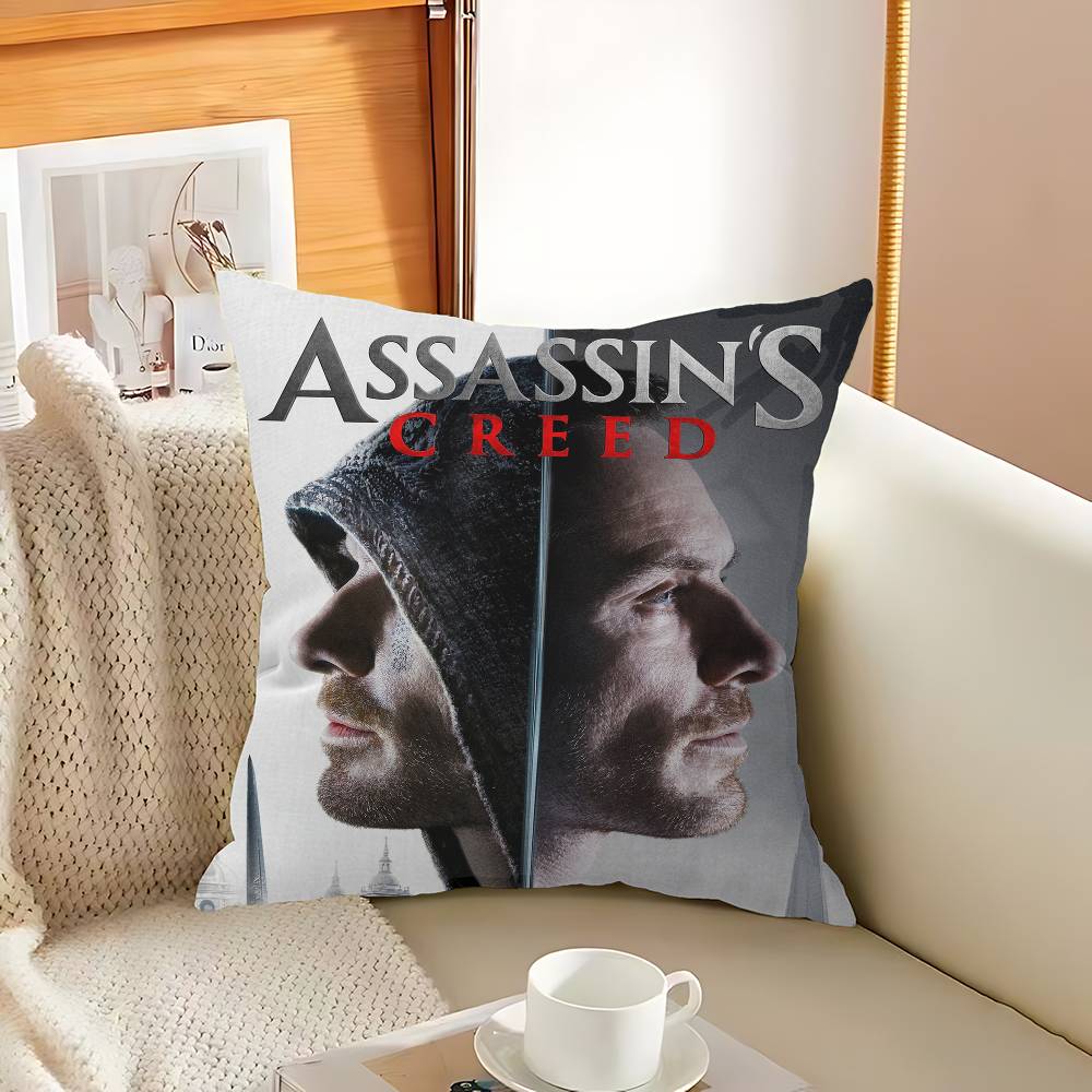 A-Assassins Creed Personalized Picture Text Home Decorative Pillows Household Gifts 45X45Cm