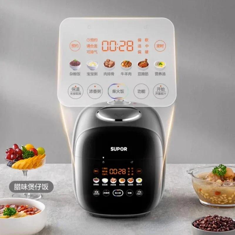 Pentola a pressione elettrica a doppio rivestimento interno, mini cuociriso a cottura rapida, capacità 220 L, 2-3 persone