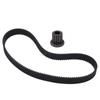 384?3 M?12 Rubber Drive Belt Timing Belt 16T 8mm Timing Pulley for Electric Scooter